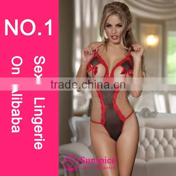 2015 High Quality Hot Sales Sexy Teddy Lingerie Sexy Lingerie in Uae Charm Women Sexy Teddies photo-3