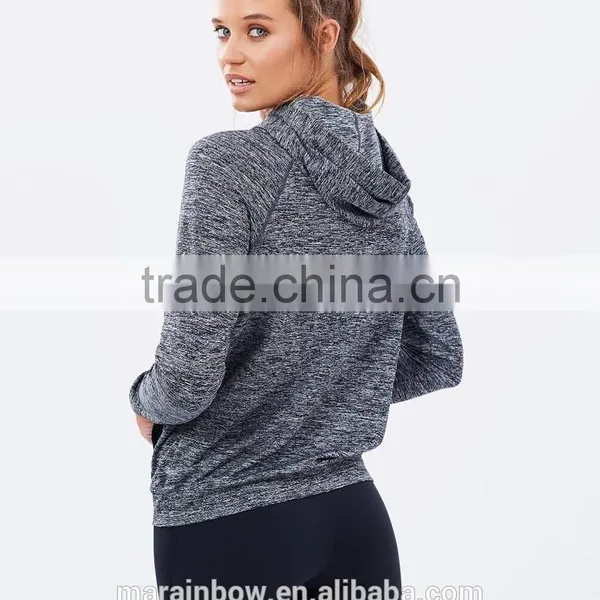 Lightweight Womens Raglan Long Sleeve Gym Pullover Hoodie Shirt Dry Fit Outdoor Performance Hoodie Jacket Sports Wear photo-4