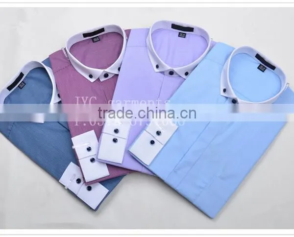Slim Fit Bright Yellow Men Shirt for Promotion photo-2