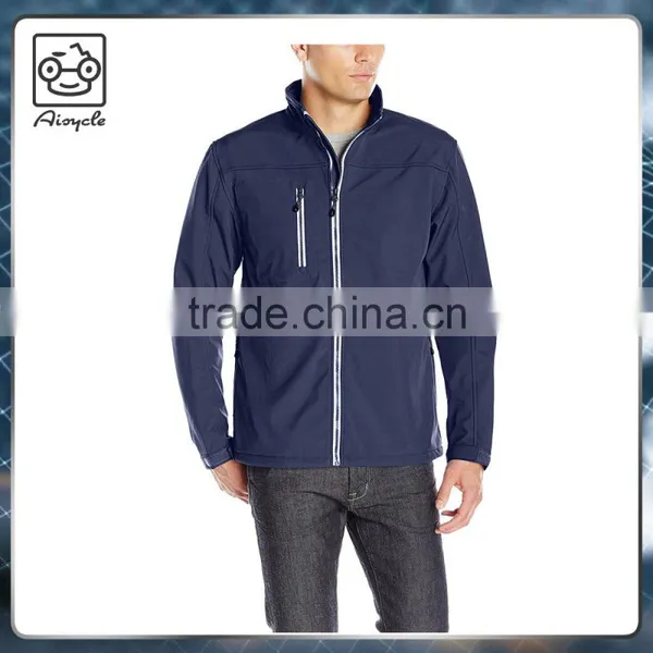 Jacket Without Hood Solid Color Jacket Cargo Biker Jacket for Man photo-5