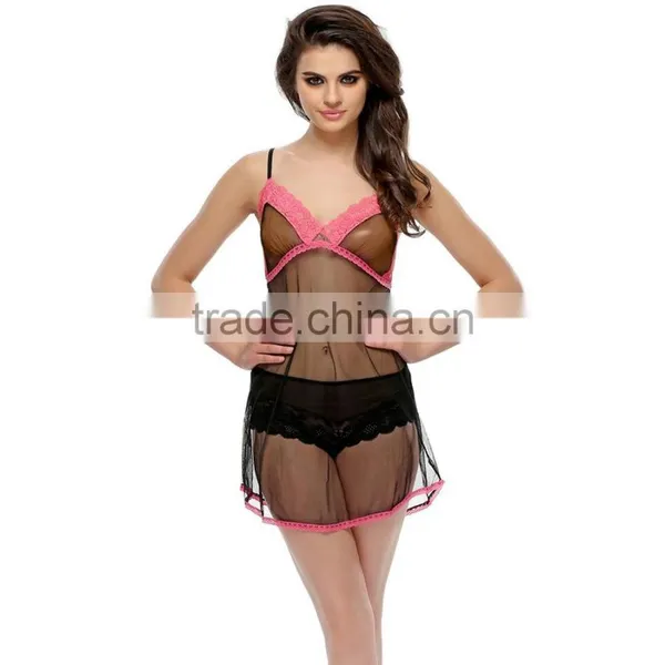 Sultry Baby Doll in Black
