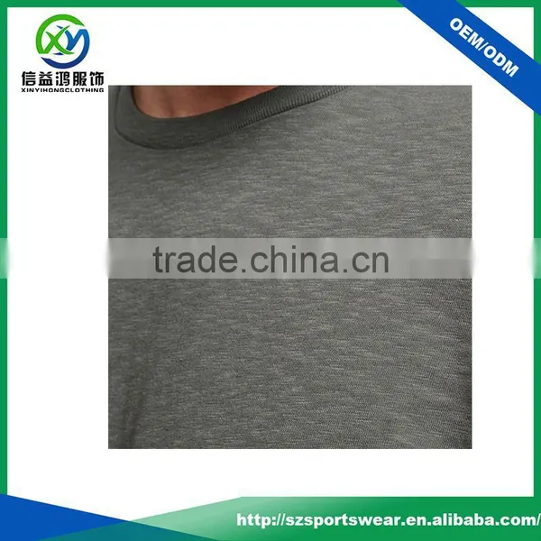 Mens High Quality Black Color Breathable 100% Cotton Long Sleeve t Shirt photo-3