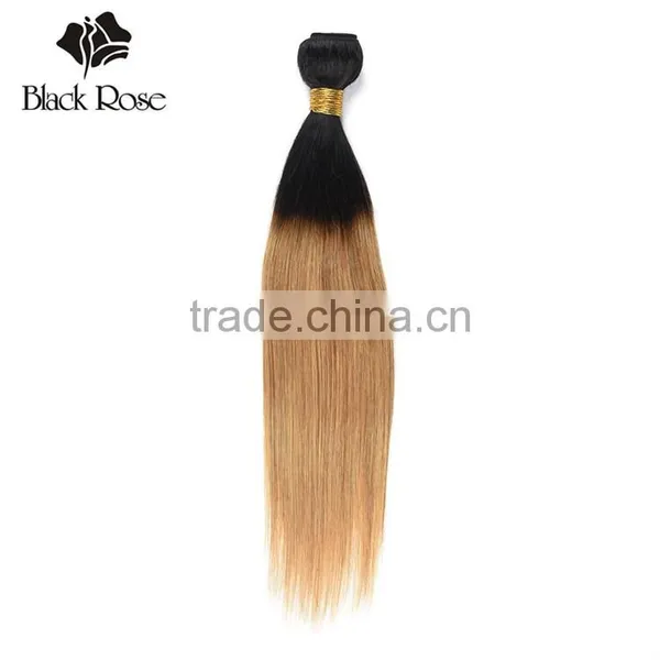 Black Rose Sew in Human Hair Weave Ombre Hair, 100% Ombre Human Braiding Hair Extensions photo-6