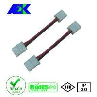 2-pin Rgb PVC Connector Cable For 8mm 3528 5050 Rgb Led Strip No Need Soldering