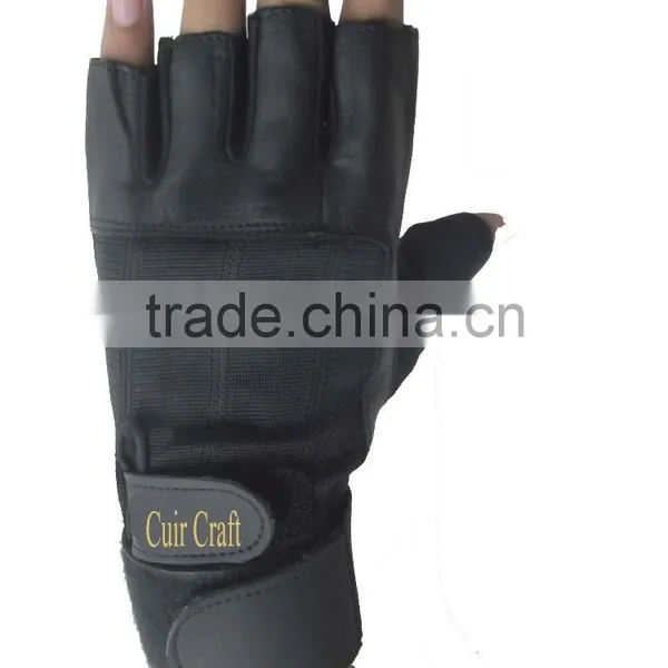 Top Quality Gaot Leather Weight Lifting Gloves photo-4