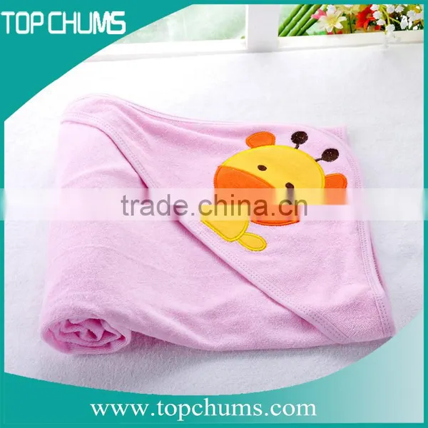100% Organic Cotton Cartoon Duck Baby Hooded Towel photo-6