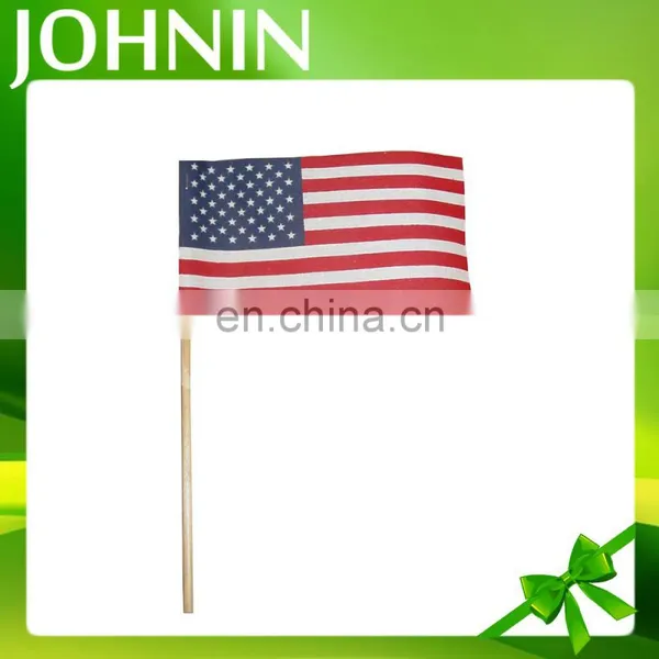 Flag Manufacturer Polyester Custom Plastic Hand Flag Sticks photo-5