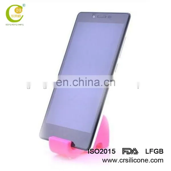 Elephant Shape Novelty Printable Elephant Silicone Mobile Phone Holder, Smartphone Display Suction Stand