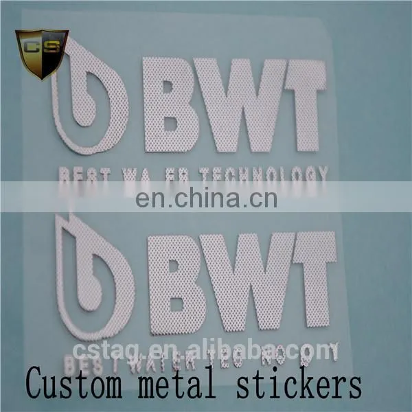 Customized Gilded Metal Car Sticker Gold Silver Black Red photo-2