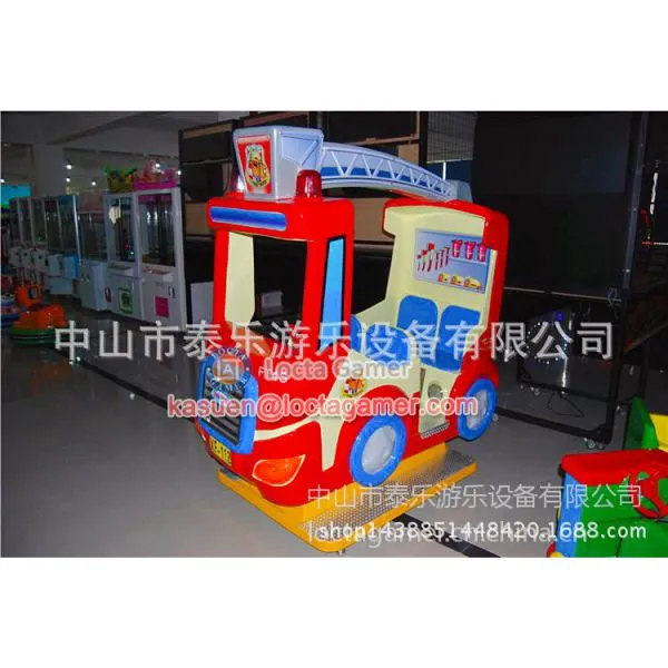 Zhongshan Amusement Kiddie Rides Rocking Machine Car Coin Operated Fire Truck photo-3