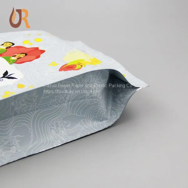 Custom Printing Side Gusset Laminated Aluminum Foil Mylar Bag Pouch photo-3