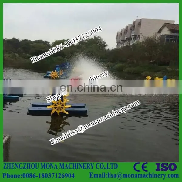 Paddlewheel Aerator Low Price Fish Farm Paddlewheel Aerator 14 Paddlewheel Aquaculture Splash Diesel Aerator photo-4