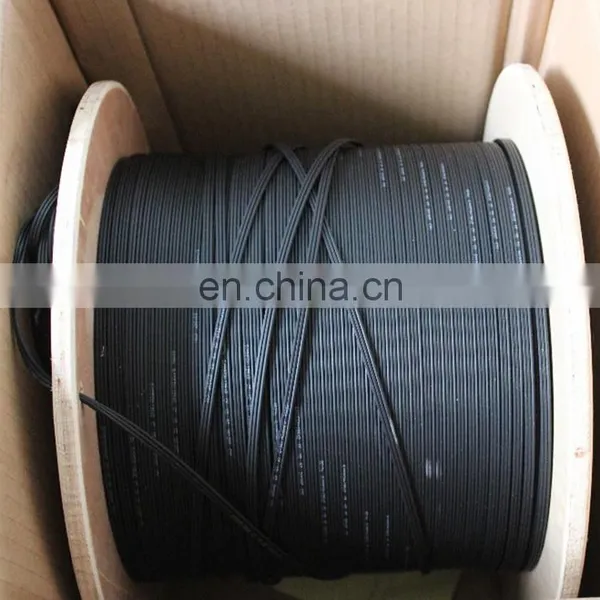 Simplex or Duplex Indoor FTTH Fiber Optic Drop Cable G657a