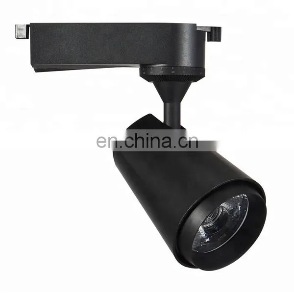 Modern Adjustable Magnetic Aluminium Housing Dimmable Rail Cob 20w Led Track Light photo-3