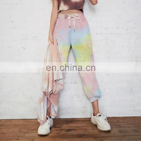 LAITE TR2021 Women Plus Size Pants Ladies Tie Dyed Trousers Women's Trousers photo-5