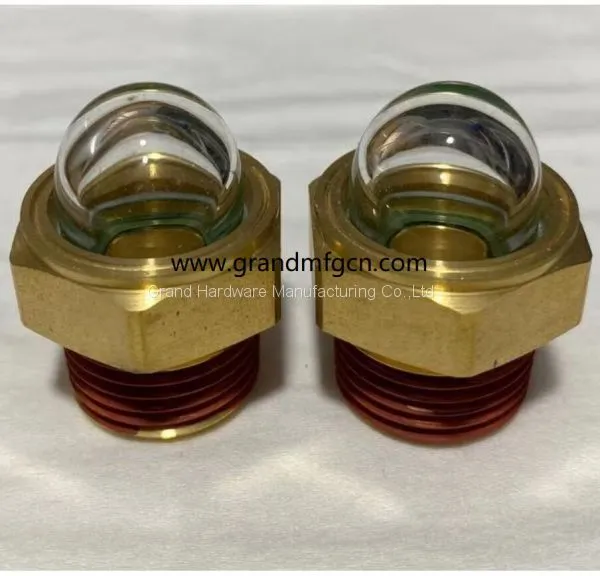 NPT 1/2 Inch Male Thread Coolant Sight Glasses Oil Gauge Indicator for Heavy Duty photo-2