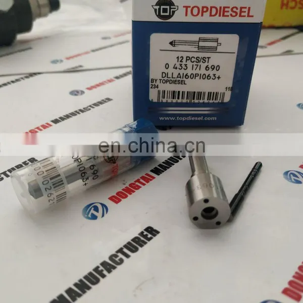 TOPDIESEL Common Rail Injector Nozzle DLLA160P1063+ 0433171690 for Injector 0445110122 photo-2