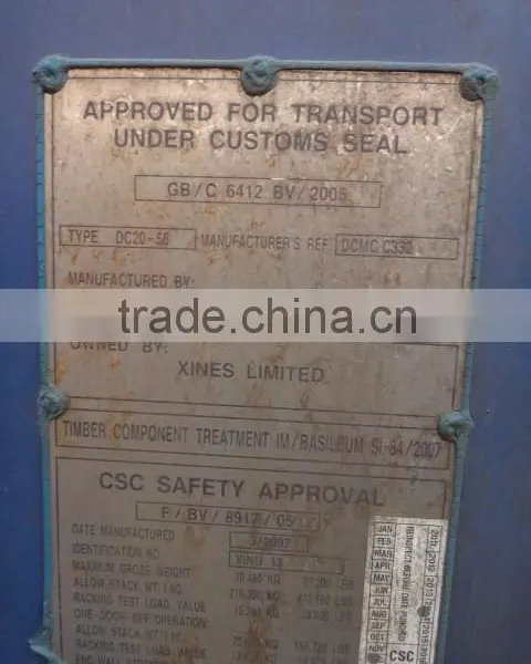 Used Steel Cargo Containers for Sale ISO Standard Various Sizes 20'40'40HC photo-4