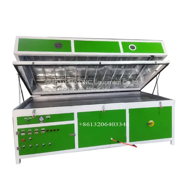 PVC Film Vacuum Press Machine MDF Door Cabinet Membrane Pressmachine With Single Table