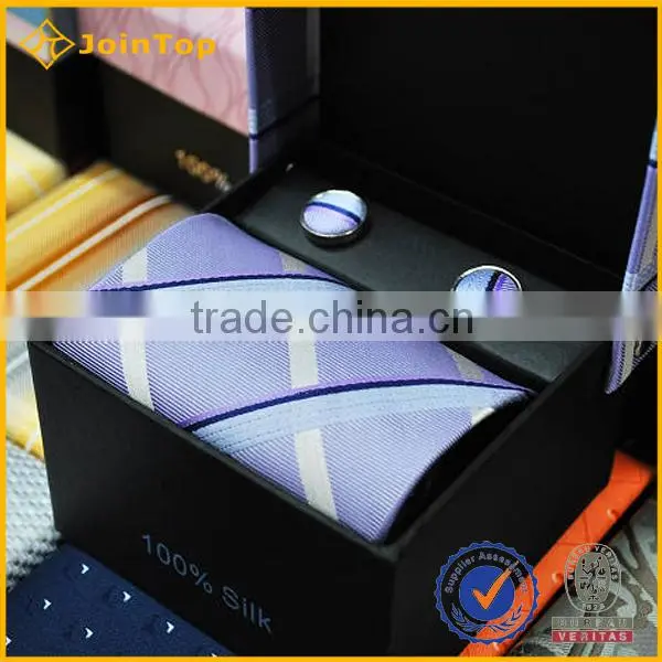 New Design Wholesale 100% Silk Necktie Sets Custom Gift Box Set photo-4