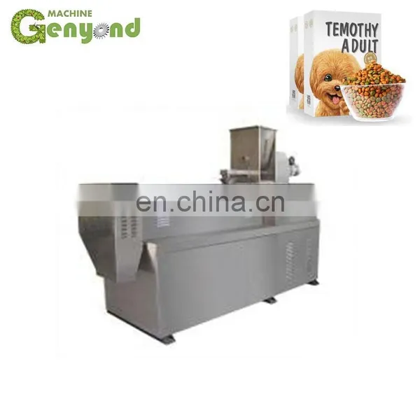 Small Pet Kibble Wet Pellet Making Full Production Line Dry Dog Food Machine photo-5