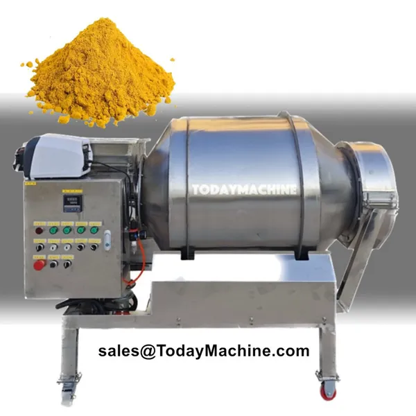 Dry Plastic Additive Flour Spice Two Dimensional Drum Mixer Machine photo-4