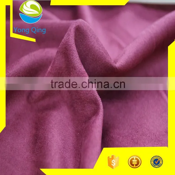 100 Polyester Warp Knitting Fabric Suede Upholstery Fabric for Bag photo-6