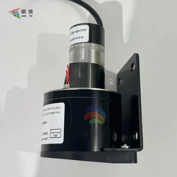 The HAP Miniature Black Gear Pump, Ceramic Magnetic Force Ink Pump MT36-HBHTPT, is Used in the Xingjing Tai Inkjet Printer. photo-4