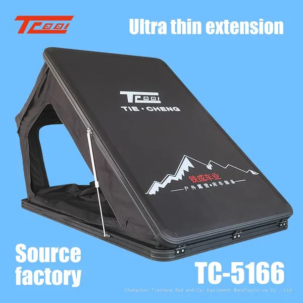 Extended Thin Roof Tent Factory Supplies Outdoor Camping Without Setting up SUV Car Mounted Aluminum Alloy Hardtop Tent photo-3