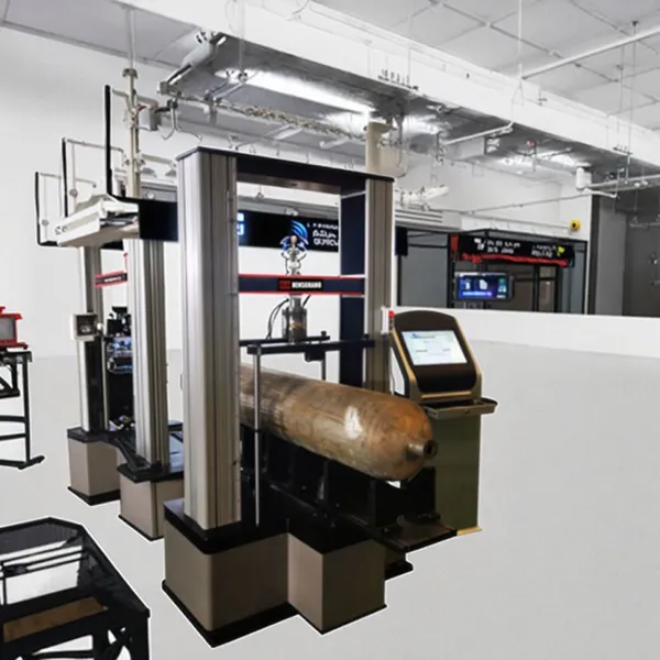HST-H1110C Online Rockwell Hardness Testing Line -- Customized Version for Gascylinders photo-2