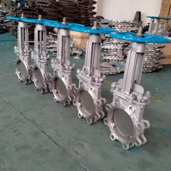 PZ73H-10/16 WCB Cast Iron Stainless Steel Manual/Pneumatic Valve Flange Wafer Type Knife Gate Valve photo-6