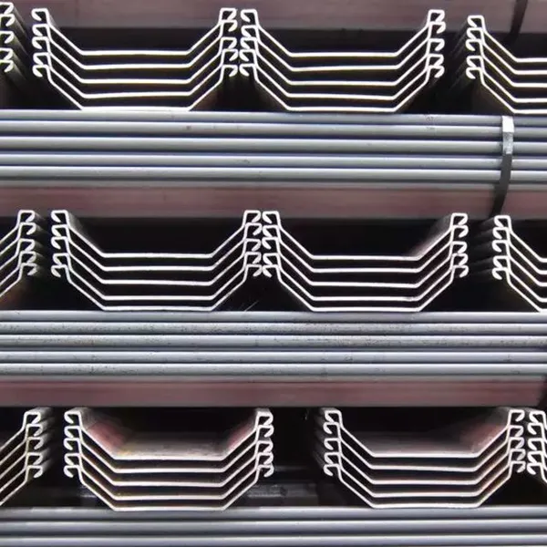 High Quality Steel Sheet Piles U-Shaped Z-Shaped Interlocking Sections Sheet Piling free sample