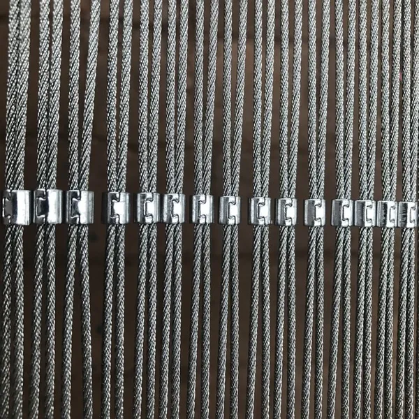Stainless Steel 304/316 7x7 Wire Mesh for Zoo Fence and Green Wall Applications photo-3