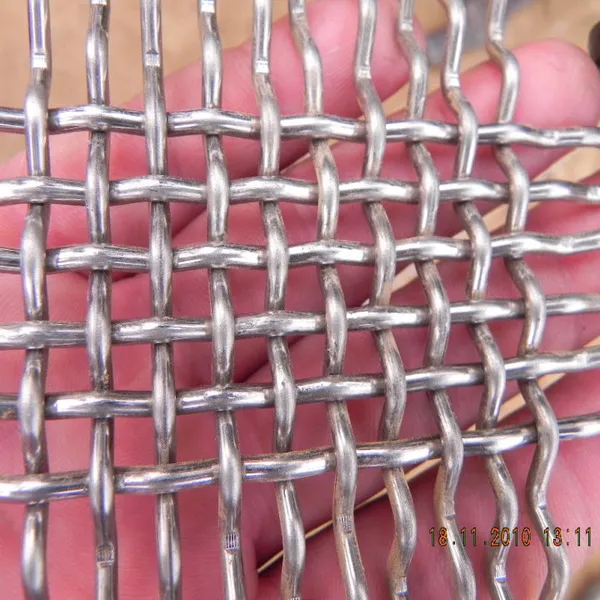 Iron Wire Mesh 65mn Crimped Woven Metal Wire Mesh Hooked Crusher Stone Rock Gold Mine Quarry Screen Vibrating Sieve Mesh