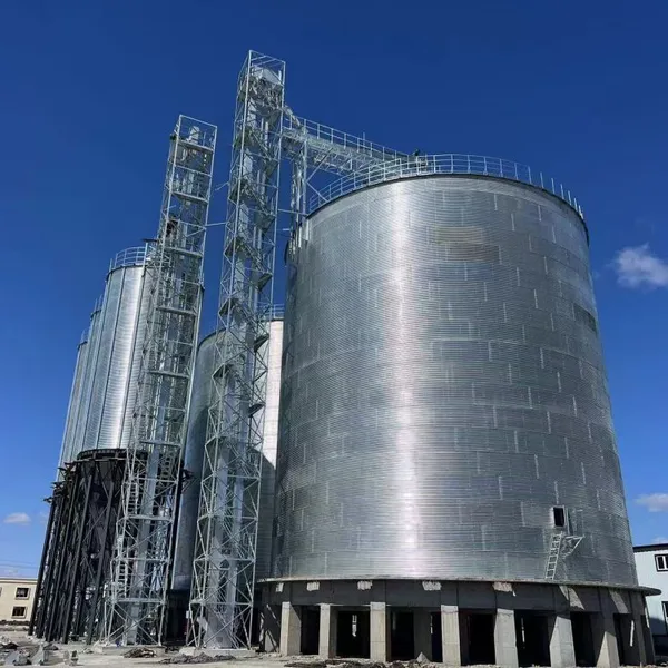 FY 5000T промышленная оцинкованная стальная цементная силос для хранения порошковых материалов на строительном проекте