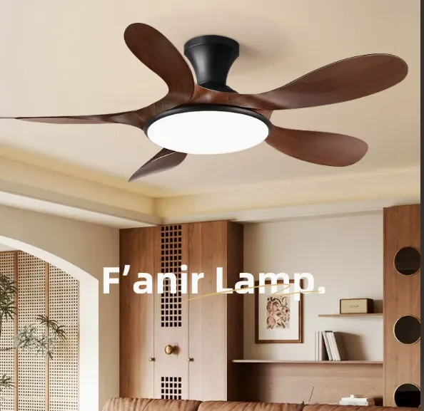 Mid-century Living Room Ceiling Fan Light/French Restaurant Fan Light（Wechat:13510231336）