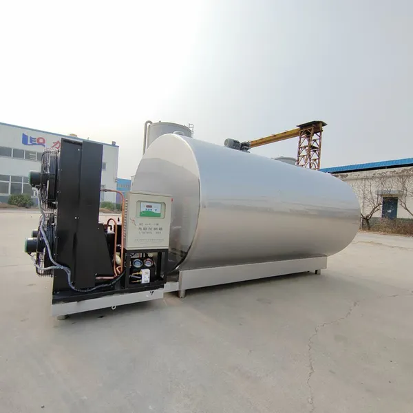 5000L Stainless Steel Fresh Milk Cooler Storage Tank Milk Cooling Tank Dairy Processing Machine photo-3