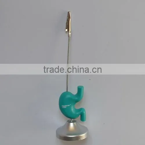 promotional plastic memo paper clip holder