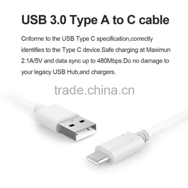 High Quality Reversible 3.0 Type C to A USB Data Cable for Mobile photo-3