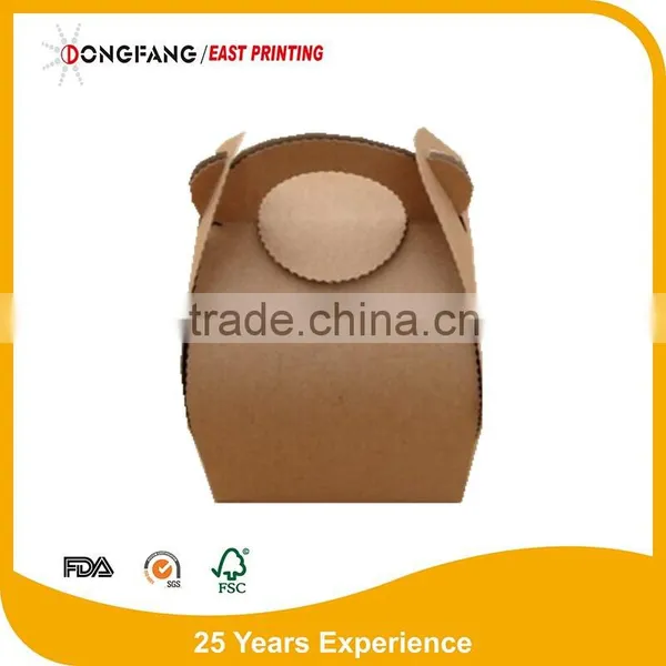 Full Color Printing Foldable Paper Cupcake Box Paper Cake Box of High Quality photo-2