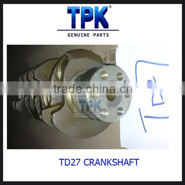 TD27 TD27T Forged Steel Crankshaft, Cast Crakshaft 12201-6700 12200-65300 12200-F4000 photo-3