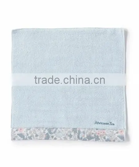 100% Cotton Lace Embroidery Design Face Towel Any Customized photo-4