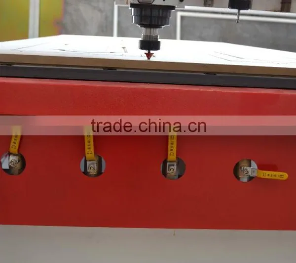 KC1325A-3S Wooden Door Manufacturing Machines CNC Router With 3 Air Cooling 4.5kw HSD Spindles for MDF Cutting Engraving photo-6