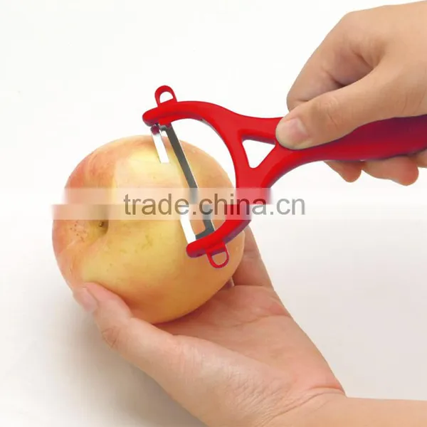 ABS+S/S 13.2*8.8 Kitchen Tools Stainless Steel Fruit&vegetable Peeler/stainless Potato Peeler/manual Peeler photo-2
