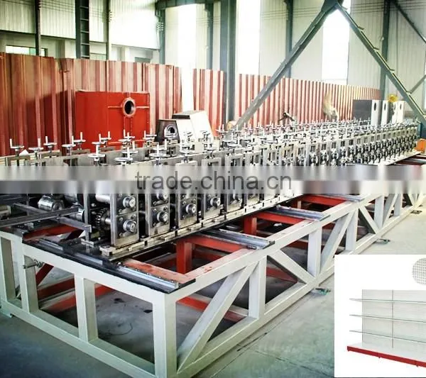 Supermarket Shelf Panel / Rack Panle Roll Forming Machine photo-2