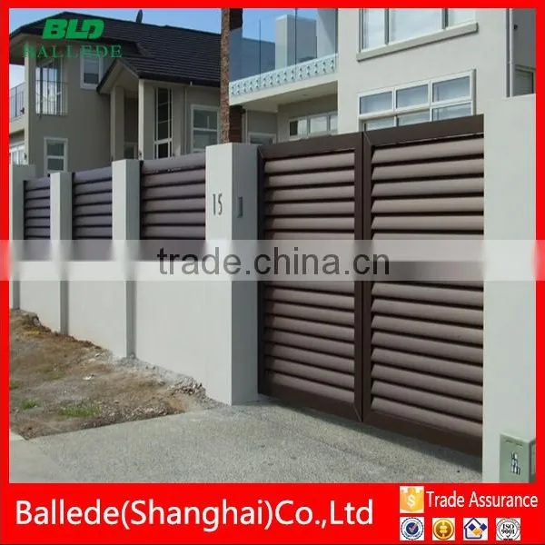 Competitive Price Fixed Oval Blade Aluminum Louvre Fence photo-4