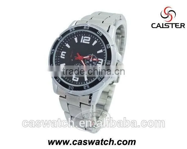 Luxury Silver-toned Round Watch, Quartz Movement Water Resistant Couple Watch, Stainless Steel Back Couple Watch photo-3