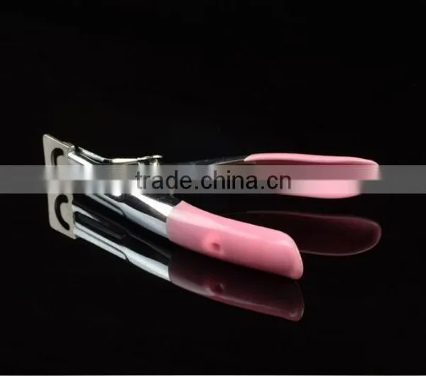 New Pink Blue Or Red Manicure Tool Acrylic UV Gel False Nail Clipper Edge Cutter Tips Art photo-4