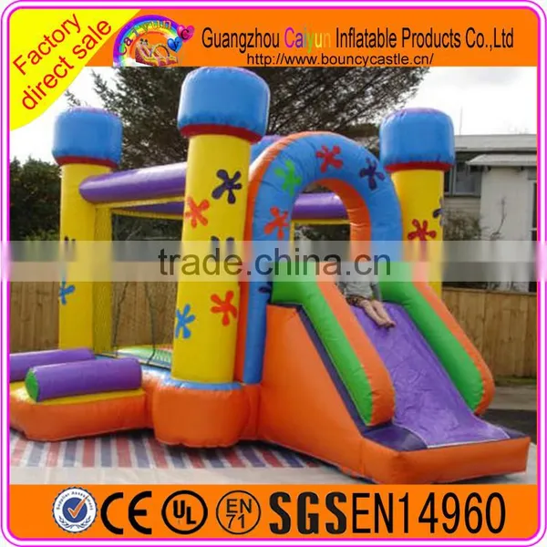 2016 Hot Sale Commercial Cheap Inflatable Bouncer,jumping Bouncy Castle With Slide photo-4