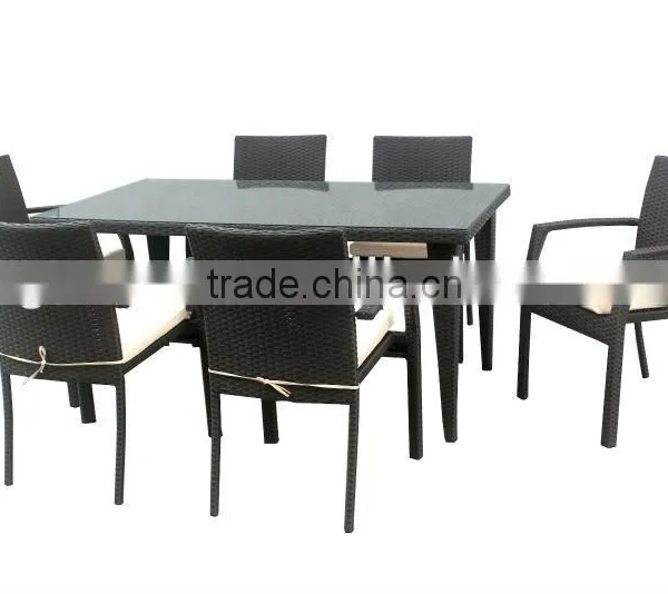 Granco KAL057 Outdoor Wicker Dining Table Set photo-2